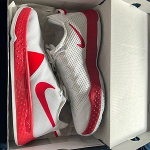 NIKE PG4 WHITE UNIVERSITY RED SIZE 14